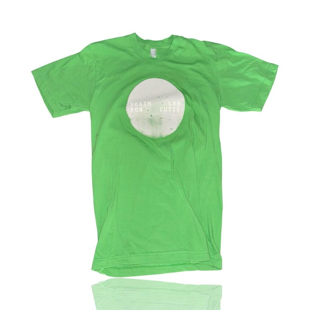 Death Cab for Cutie Green Graphic T-Shirt Unisex S: Ben Gibbard: Postal Service